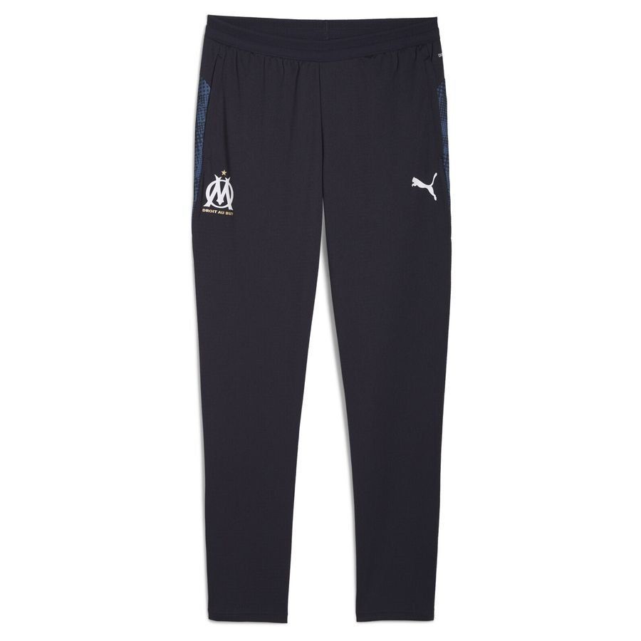 Marseille Training Trousers - New Navy/PUMA White - Men's-SoccerKits Hub | Buy Soccer Jerseys Online